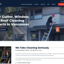 Gutter-Vac Home Services | Freshworks Web Design