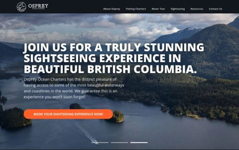 Osprey Ocean Charters | Freshworks Web Design