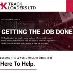 SK Track Loaders | Freshworks Web Design